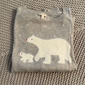 Talbots polar bear sweater